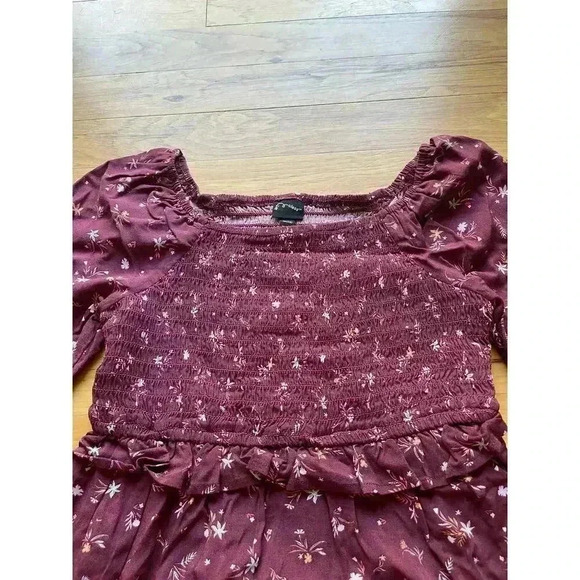 Art Class Girls Smocked Long Sleeve Dress - Picture 2 of 8